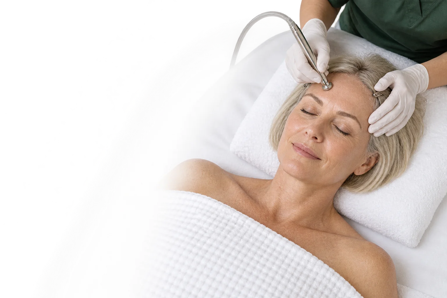 Microdermabrasion treatment